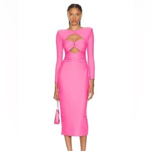 Self portrait Barbie cut out dress usa10